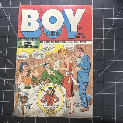 Boy Comics #42 Lev Gleason Publications 1948 Charles Biro cover