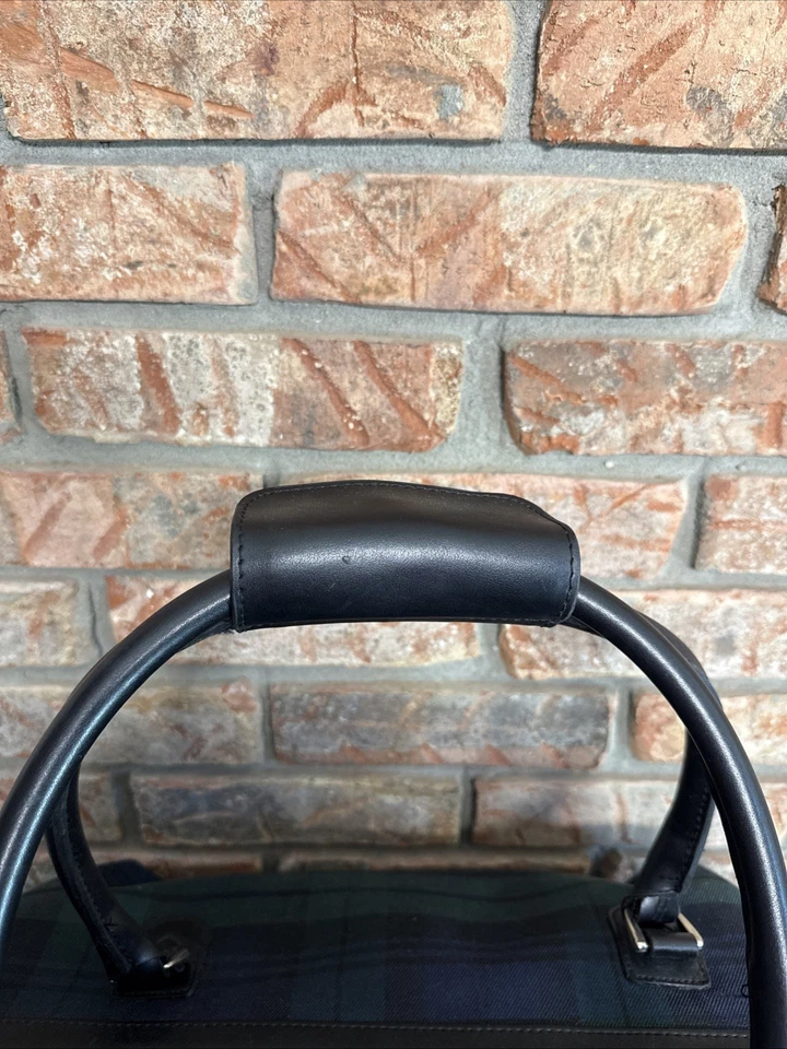 Maleta de mano enrollable a cuadros equipaje vintage Chaps Ralph Lauren Foto 3 de 4