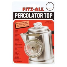 Tops 55700 Fitz-All Replacement Percolator Heat Resistant Glass Top 13/16 to 1-1
