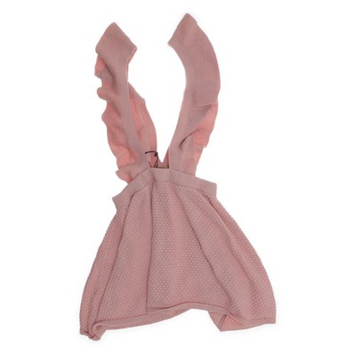 H&M, Latzrock, Größe: 110/116, Pink, Baumwolle, Musterstrick, Mädchen #ZdL