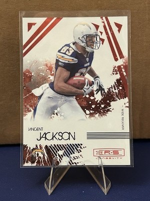 2009 Donruss Rookies & Stars Longevity Ruby /150 Vincent Jackson #82