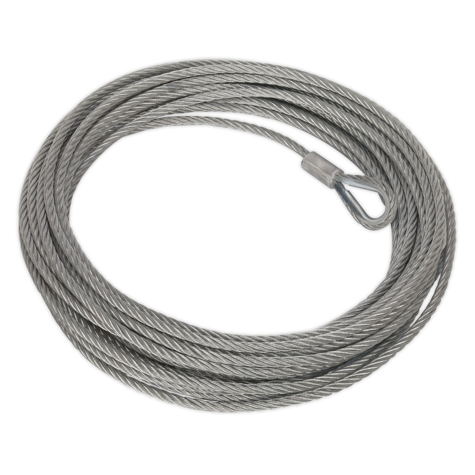 Sealey Wire Rope (13mm x 25mtr) for RW8180 Winches Recovery Ropes Towing DIY