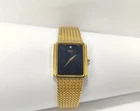 Vtg Authentic SEIKO Ladies Diamond Accent Gold Wristwatch WORKS Scratched Crystl