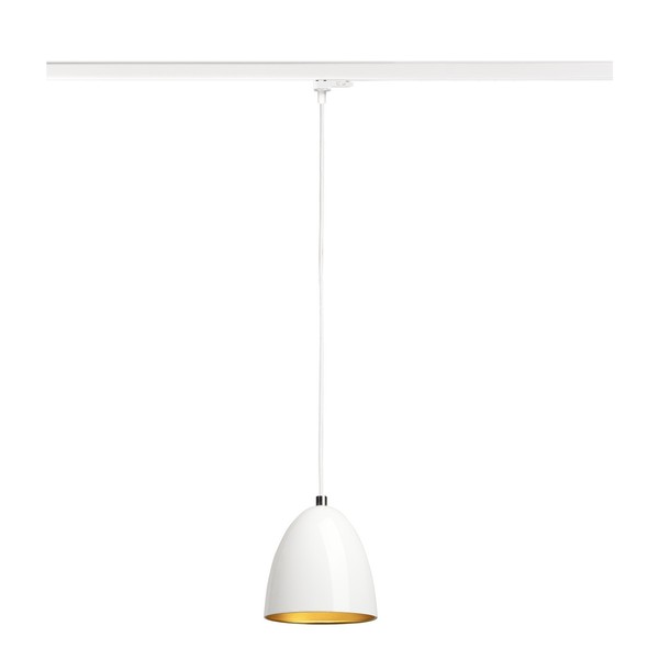 Pendelleuchte Para Cone GU10 Phasen Weiß Gold System SLV 1008062-image
