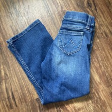 Wrangler Girl Size 6 R Zip Up Five Pocket Bootcut Jeans