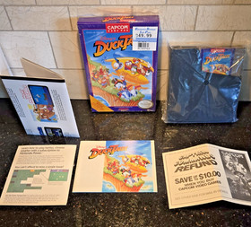 Disney's DuckTales (Nintendo NES, 1989) CIB -Beautiful Box still in Plastic wrap