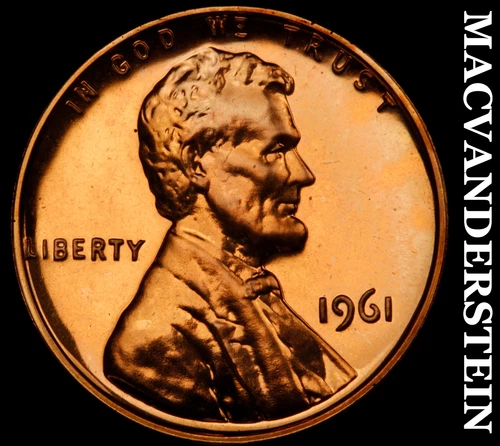 1961 Lincoln Memorial Cent- Choice Gem Proof Luster No Reserve #J4686