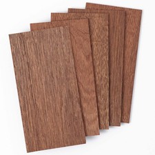 African Mahogany Wood Sheets 1/8" Thick, 4x8 inch Lumber Veneer Pieces Planks...