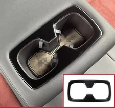 For Lexus NX 250 350h 450h 2022-2025 Glossy Black Rear Water Cup Holder Frame