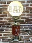 Vintage Coca Cola Bar Lamp Coke Light Promo Sign Advertising Ad Shelf Backbar
