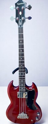 Epiphone EB-0 SG-Style Electric Bass Mahogany Body Short Scale w/ Soft Case