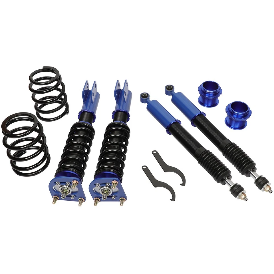 Fits 1994-04 Ford Mustang Coilovers Shocks Struts Suspension Springs Adj Height Foto 4 de 4