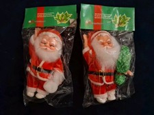 Rarissimi Pupazzi Decorazione Natale Babbo Natale Moranduzzo Vintage Anni 90
