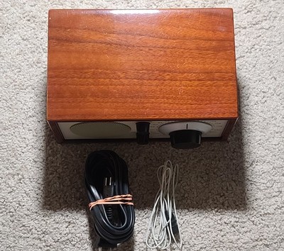 Tivoli Audio Henry Kloss Model One AM/FM Radio w/ AUX Input Walnut
