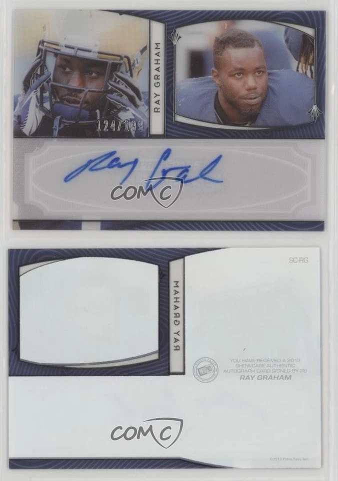 2013 Press Pass Showcase 124/199 Ray Graham #SC-RG Rookie Auto RC - Image 3 of 3