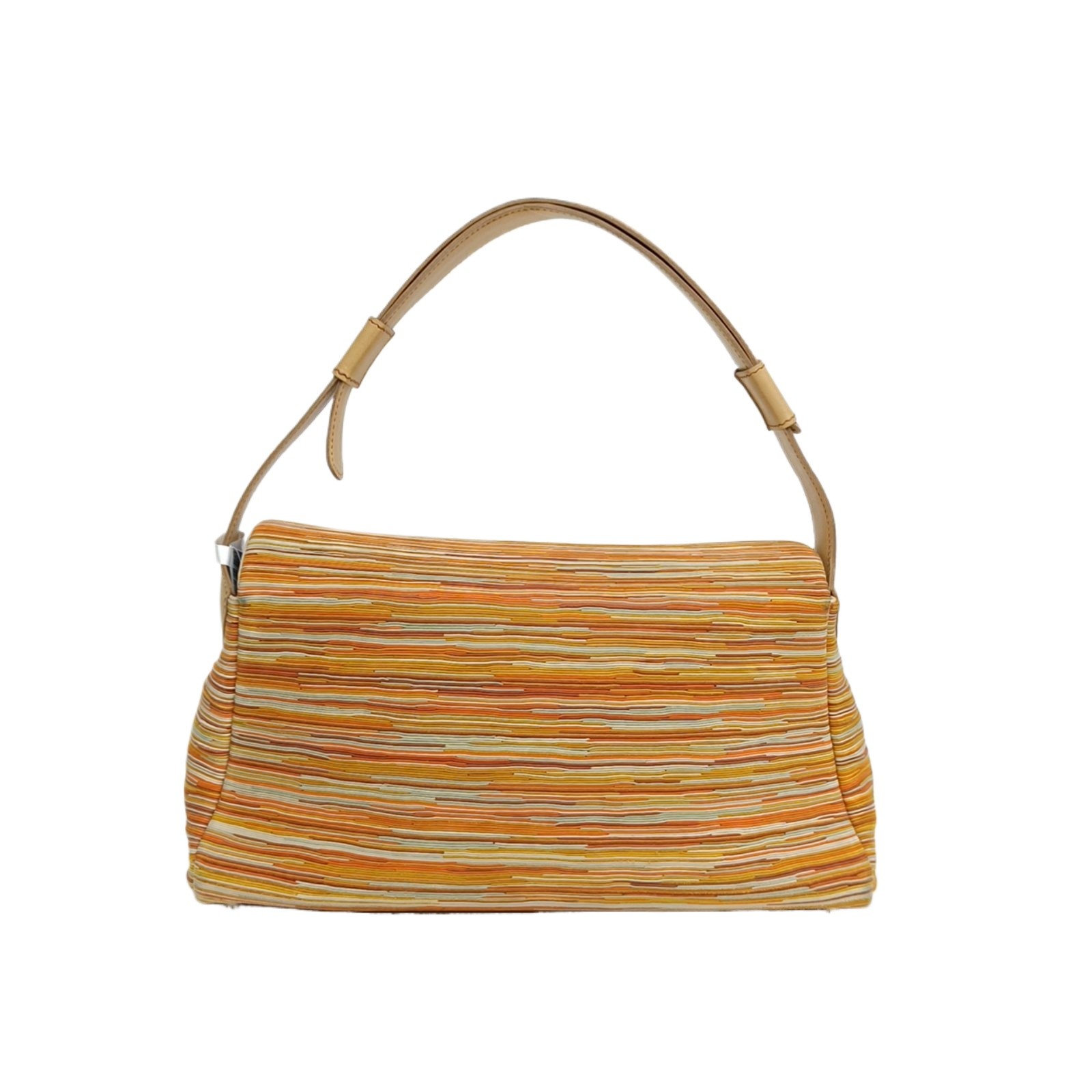 HERMES Vibrato Sheep Cut Leather Hobo Shoulder Bag 2001 Handbag