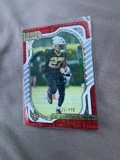 Panini Absolute Rookie Alontae Taylor Red Squares /499 #143 Saints Football Card. rookie card picture