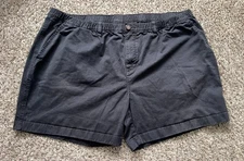Chubbies Shorts Mens XXXL Black 6" Elastic Waist