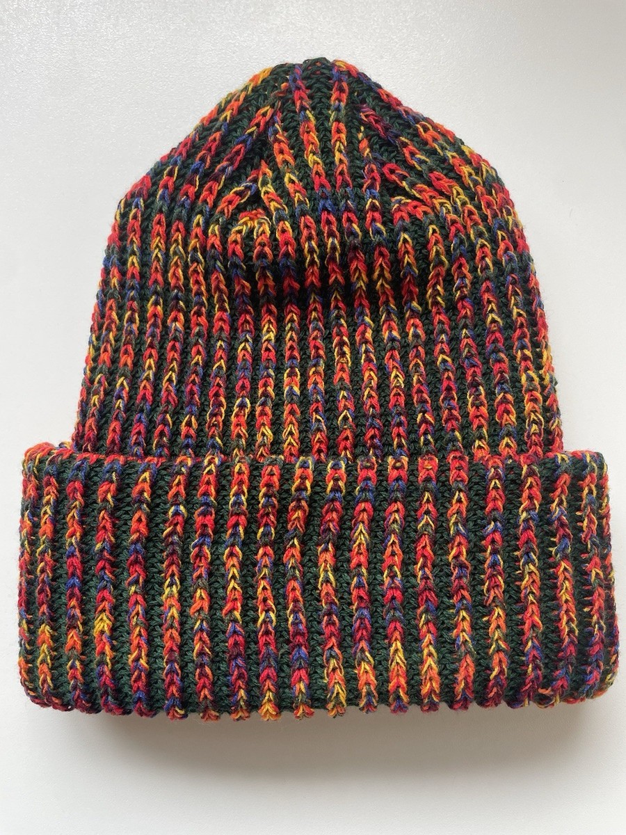 帽子 Supreme Rainbow Loose Gauge Beanie 24fw SUPREME FW24 Rainbow Loose Gauge Beanie OLIVE | eBay
