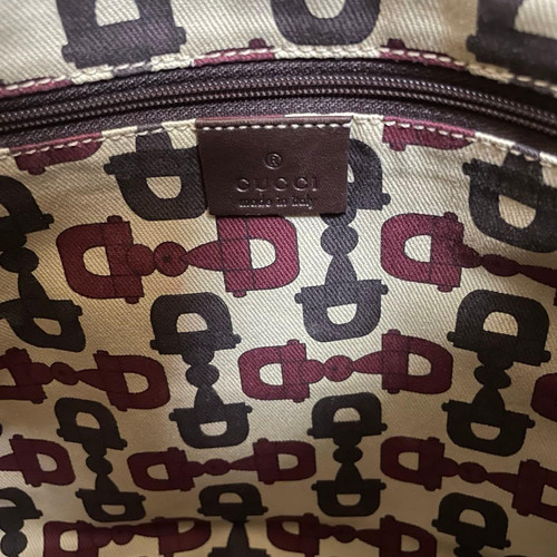 Gucci Guccissima Abbey D-Ring Leder Schultertasche Braun Crossbody Authentisch GC - Bild 14 von 15