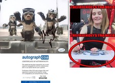 Shirley Henderson signed THE MANDALORIAN 8x10 Photo EX PROF f Anzellan Crew ACOA
