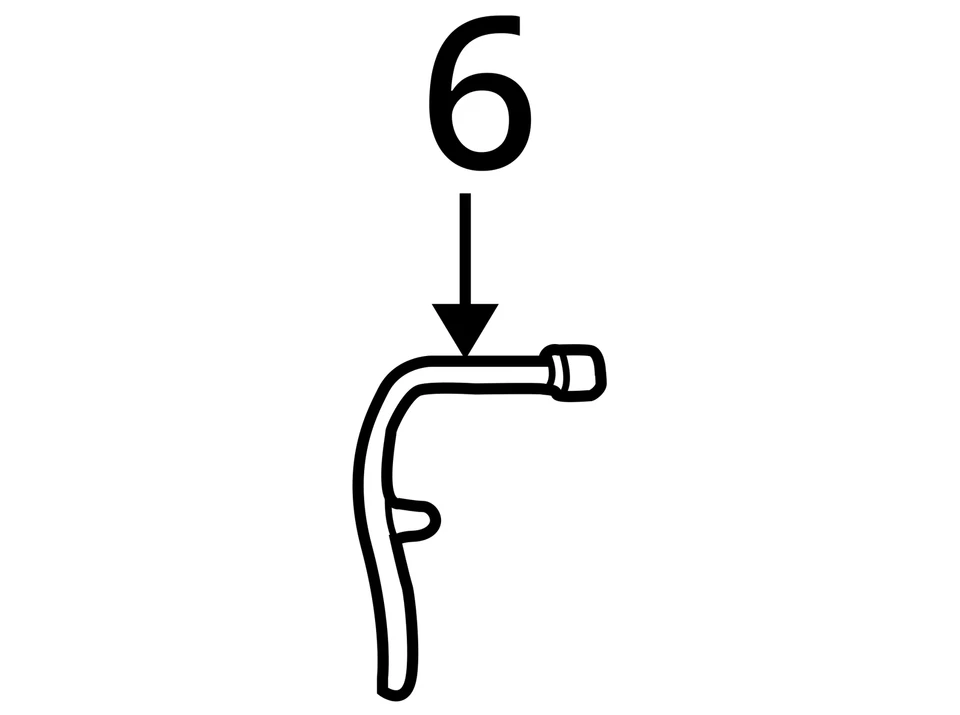 Manguera 15751852 para Chevrolet GMC Trailblazer Ext Envoy XL 2002-2004 - NUEVA OEM Foto 3 de 3