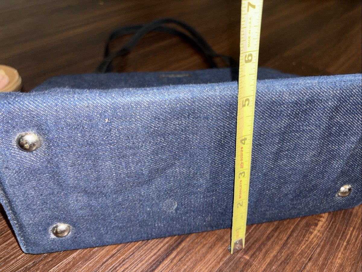 Kate Spade Vintage Denim Purse Blue Jean Tote Bag | eBay