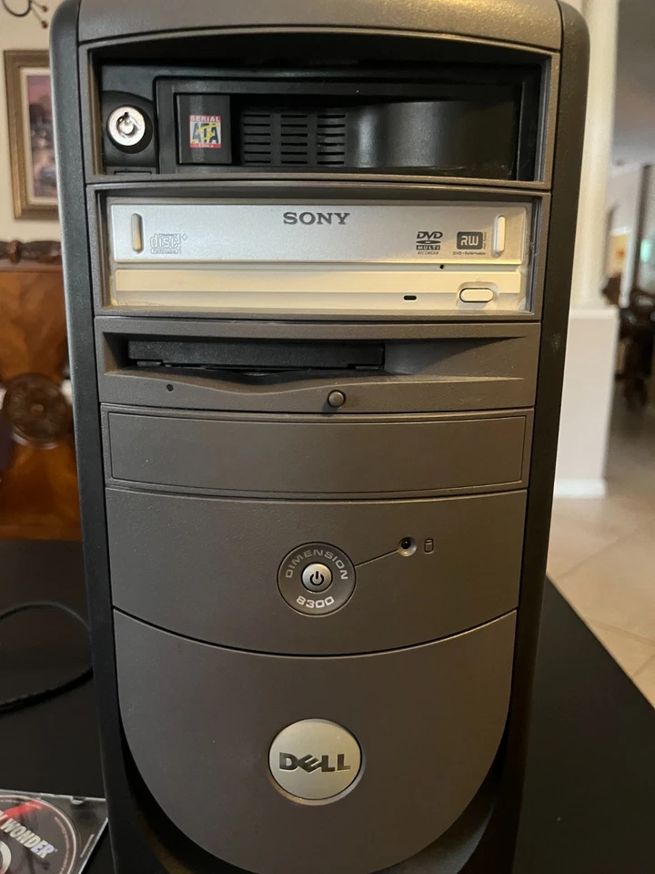DELL DIMENSION 8300 Intel Pentium 4-3.0 Ghz Computer w/1GB, DVDRW, with UPGRADES - Image 2 of 4