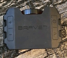 BRAVEN BRV-1 Wireless Portable Bluetooth Speaker Black/Orange Waterproof Rugged