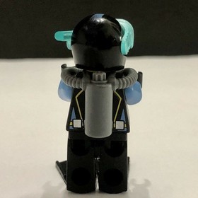 Lego 7771 7773 Aqua Raider Aquaraider Diver #6 Black Flippers Minifigure aqu025