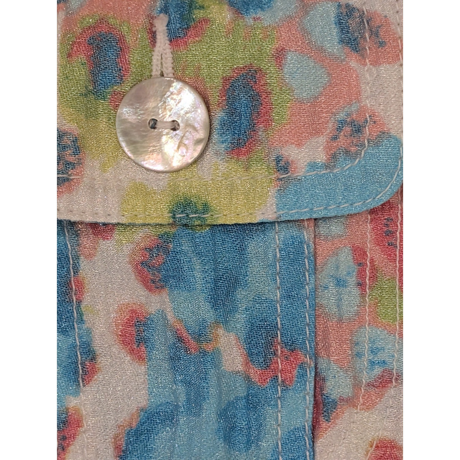 Ruby Rd. Petite Floral Button Front Jacket Career… - image 2