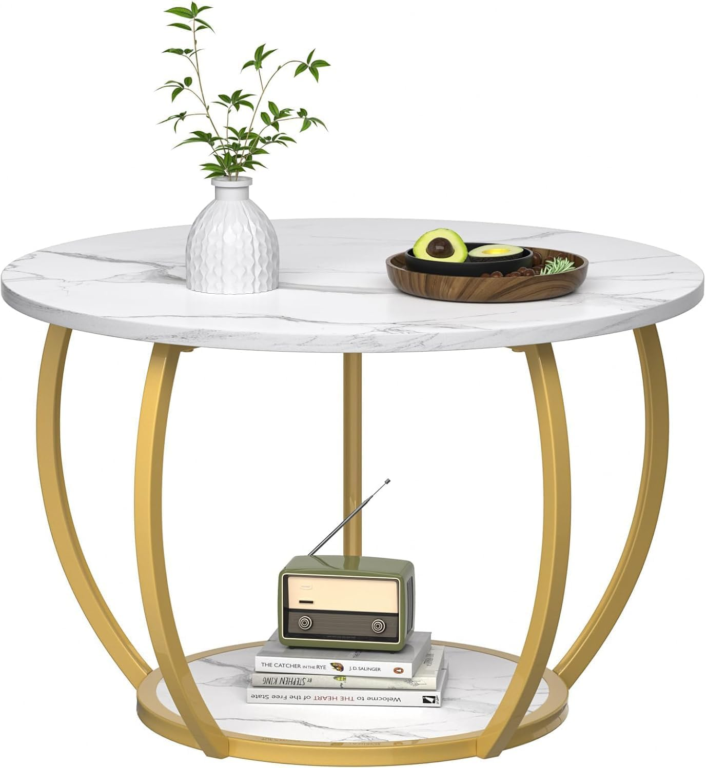 Coffee Table with round Corner and round Coffee Table-image