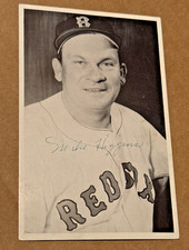 Mike Pinky Higgins Boston Red Sox Signed Vintage 4x5 1950`s Original Photo