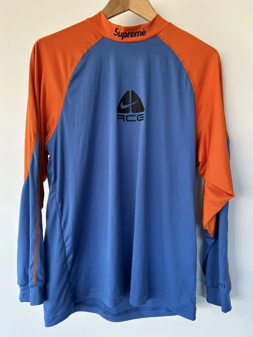 Maillot Supreme Homme M Nike Acg Manches Longues Coupe Et Couture Matière Streetwear Iconique