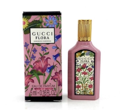 GUCCI Flora Gorgeous Gardenia eau de parfum 5 ml. 0.16 fl.oz. Mini Sealed Box