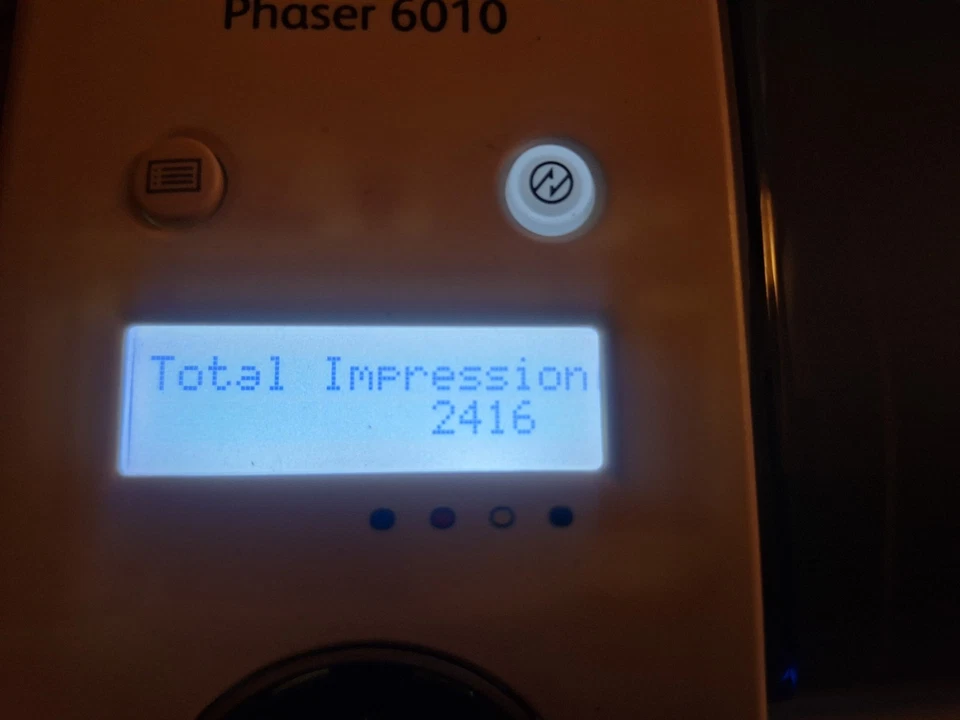 Xerox Phaser 6010 Workgroup Color Laser Printer Works Great 2400 Page Count - Image 3 of 4