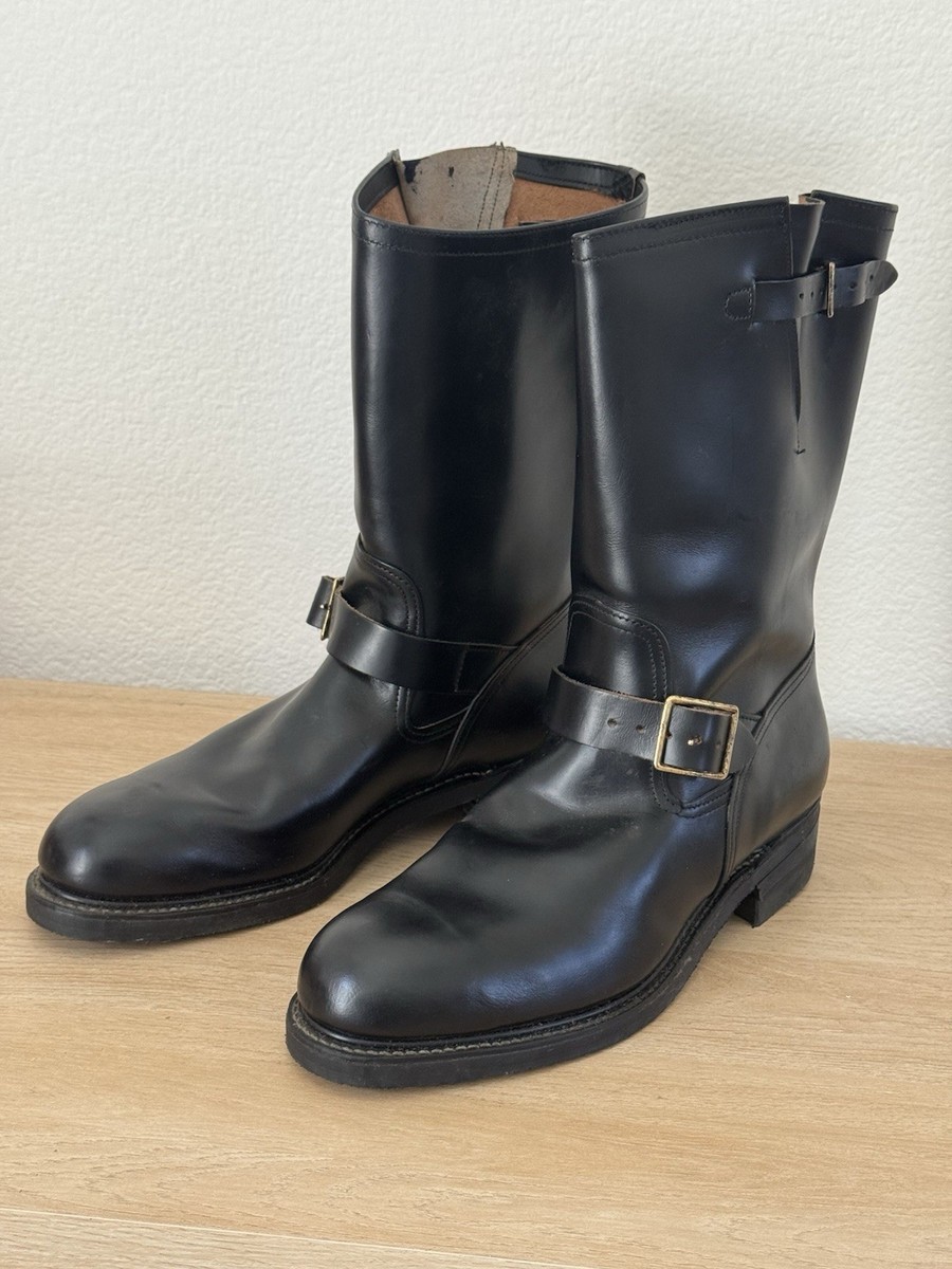 Vintage HY-TEST Engineer Boots STEEL TOE Men's Size 10 C (Mint