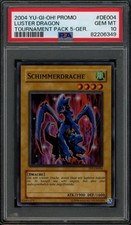 Yugioh Schimmerdrache Luster Dragon TP5 Super Rare PSA10 GemMint Graded Deutsch!