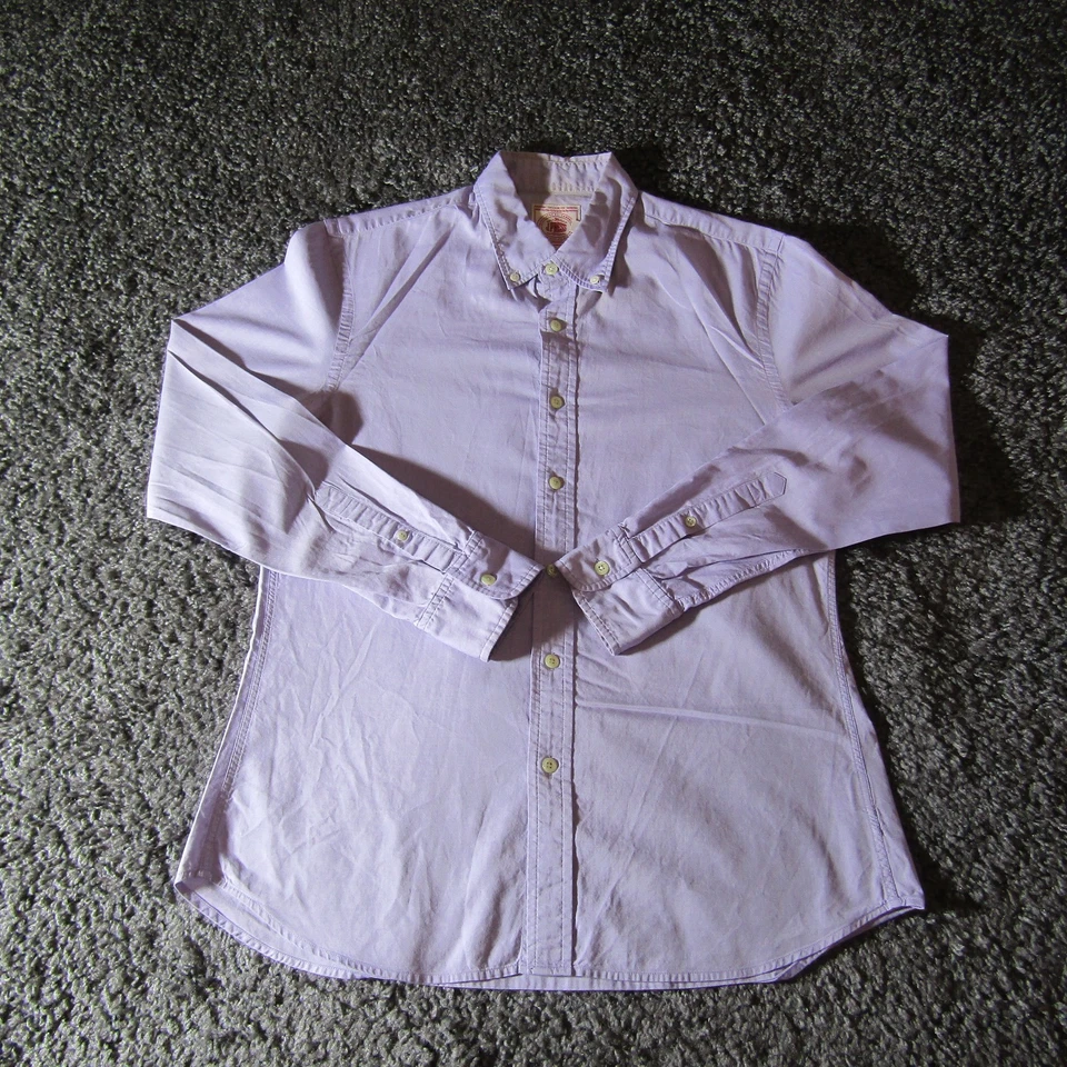 Camisa J Press Para Hombres M OCBD Oxford Baúl Club Oficina Diseñador Formal Informal Foto 2 de 4