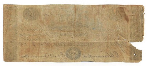1818 The Bank of Pennsylvania, Philadelphia - $100 Note - CTFT V. Genuine - Rare - Picture 2 of 2
