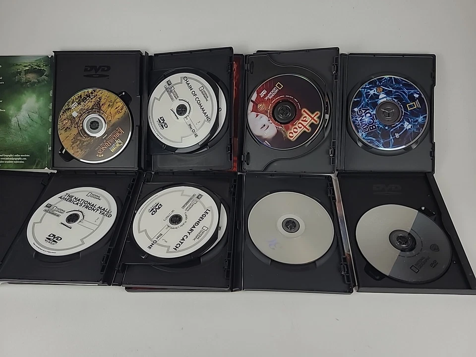 Lot of 8 National Geographic DVDs Nat Geo Taboo Lord Rings Lewis Clark *AS IS* Foto 3 de 4