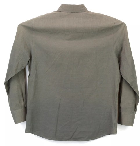Sovereign Code Mens Button Up LS Collared Shirt Medium Solid Gray - Picture 2 of 4