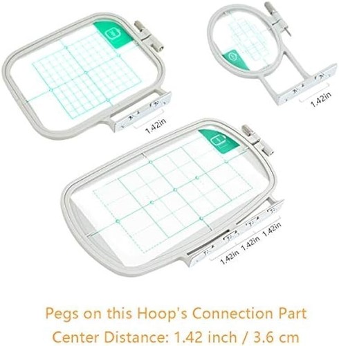 Sew Tech Embroidery Hoops for Brother Innov-is 900 90E 955 97E M240ED M280D Emb - Picture 3 of 7