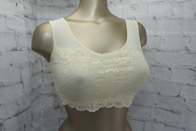 Schlankstütz MIDI KONTROL BANDEAU BUSTIER Gr M 38/40 SPITZE * CHAMPAGNE * SK 2,5