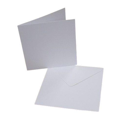 Pink Frog Crafts 7" x 7" Super Smooth Card Blank & Envelope 40 Pack - Picture 1 of 3