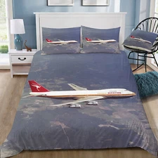 New Qantas Classic 747-200 Doona / Duvet Cover and 2 Pillow Slips