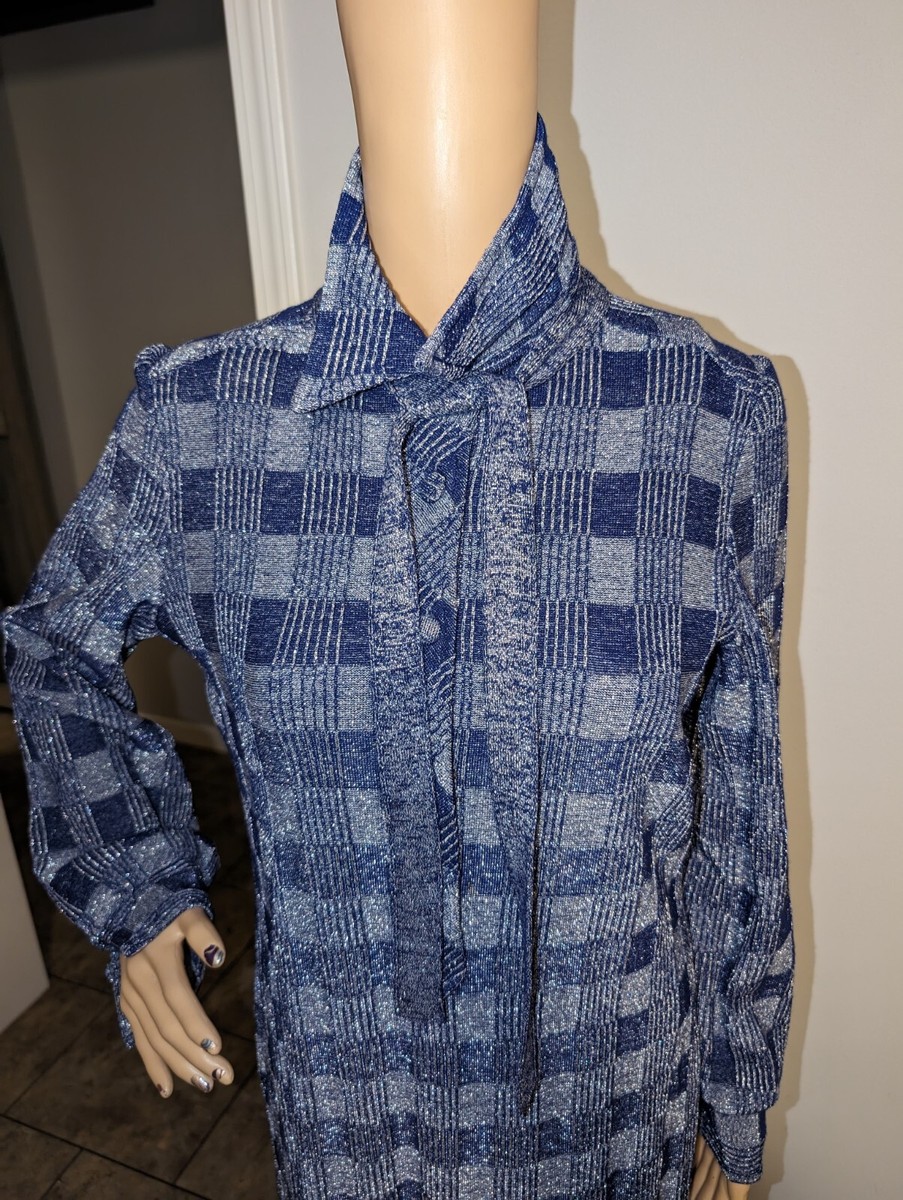 Robe Et Gilet Vintage En Tricot Italien Gino Paoli Taille 8 - Occasion Très Bon état