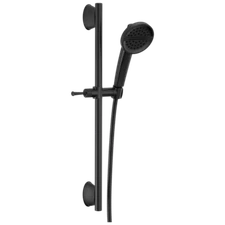 Delta Universal 3-Setting Slide Bar Handshower Matte Black-Certified Refurbished