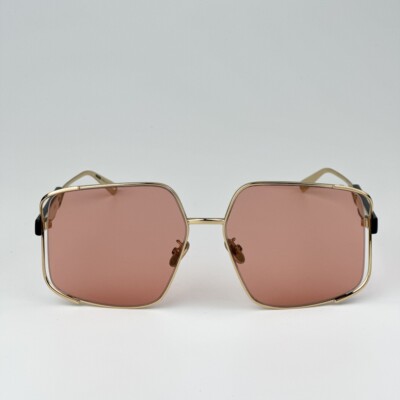 Dior Women Sunglasses Gold Pink Oversized Square ARCHIDIOR  display picture 3