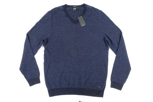 VIRGIN WOOL KNIT SWEATER MENS NWT 